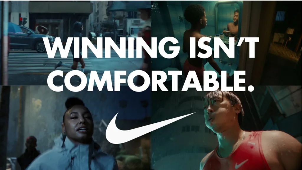 Stratégie marketing Nike : digital, storytelling et positionnement décryptés 3 Campagne Nike Winning Isn't Comfortable, des coureurs amateurs à l'entraînement